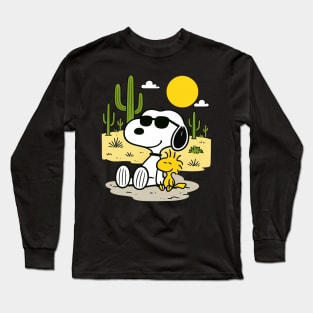 Peanuts - Snoopy & Woodstock Desert Long Sleeve T-Shirt